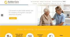 Desktop Screenshot of goldencaredentalservices.com
